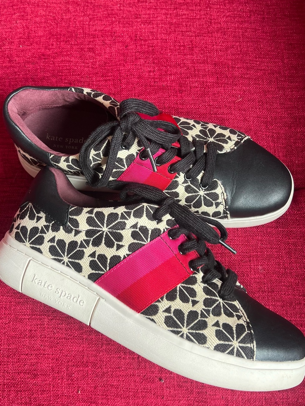 Kate Spade New York Floral Print Sneakers – Women’s Size 9  worn once